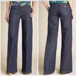 Paige Hillhurst Wide Leg Trouser Jeans EUC 26 Y2K Cut 201835